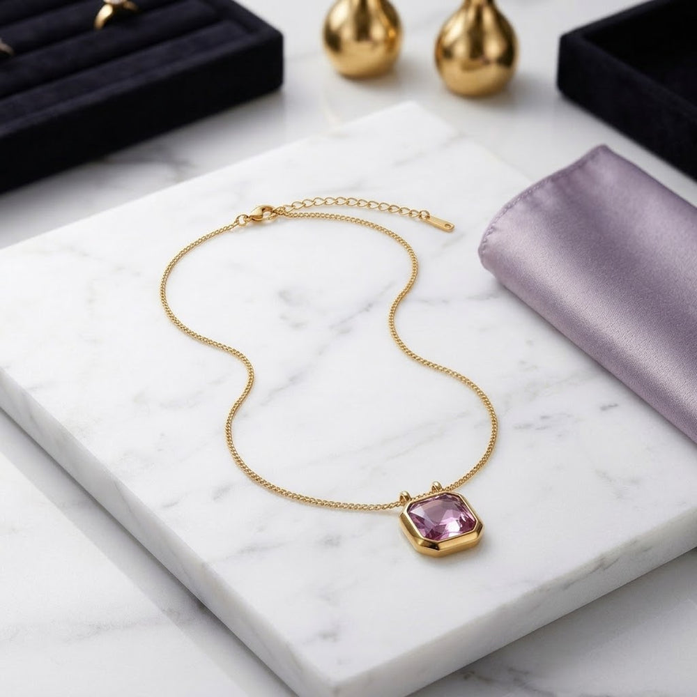 Pink Stone Chain