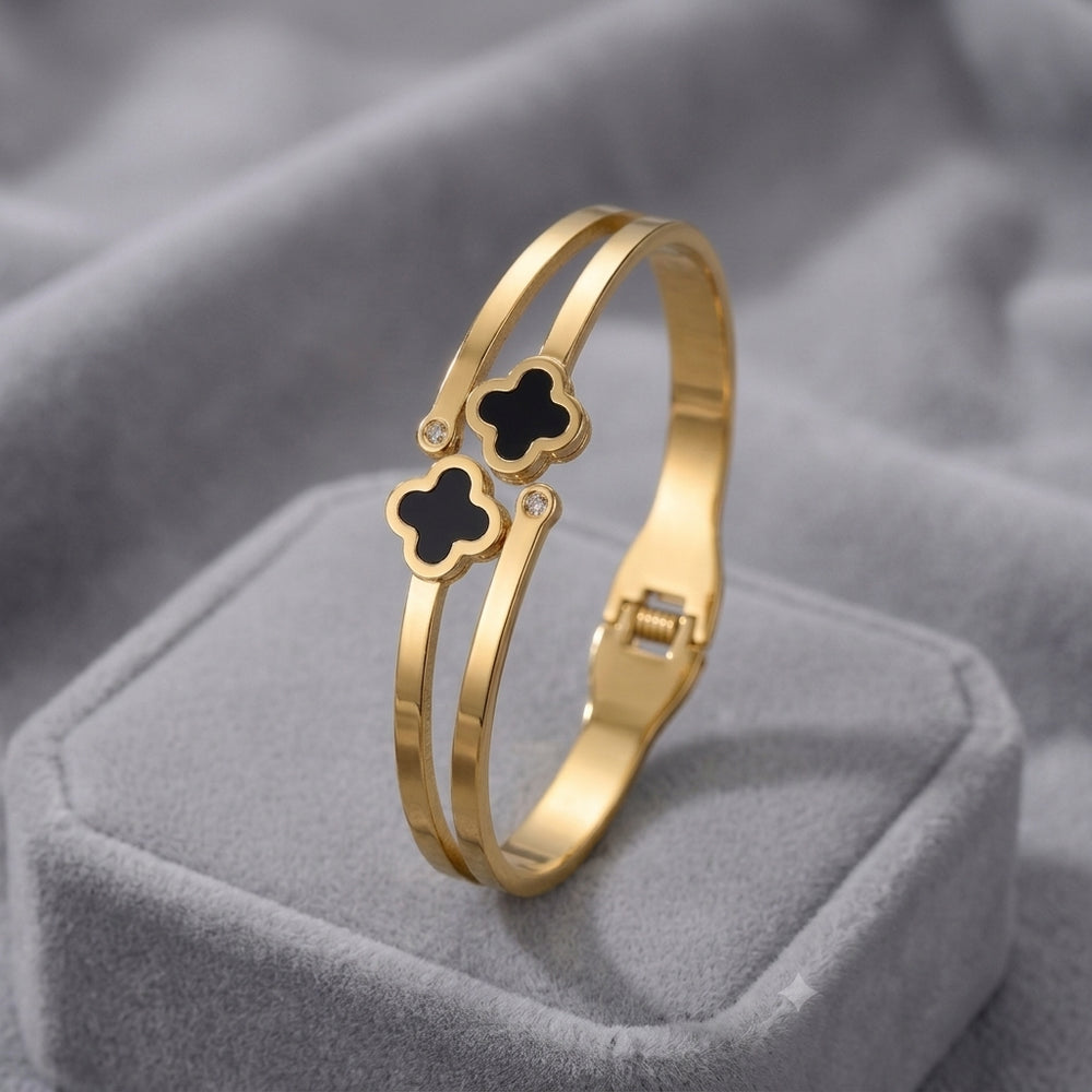 Double Clover Bangle