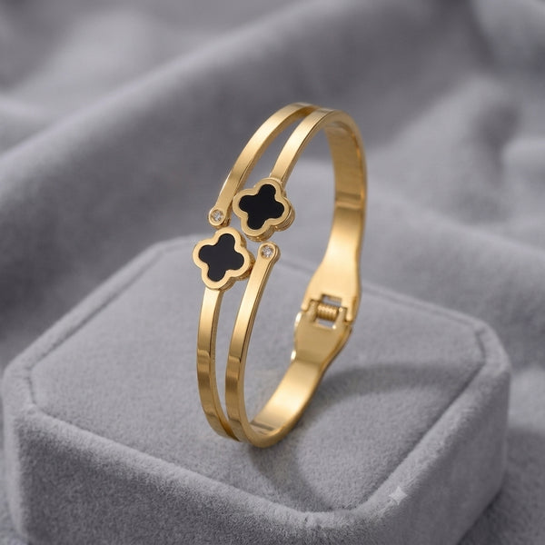 Double Clover Bangle