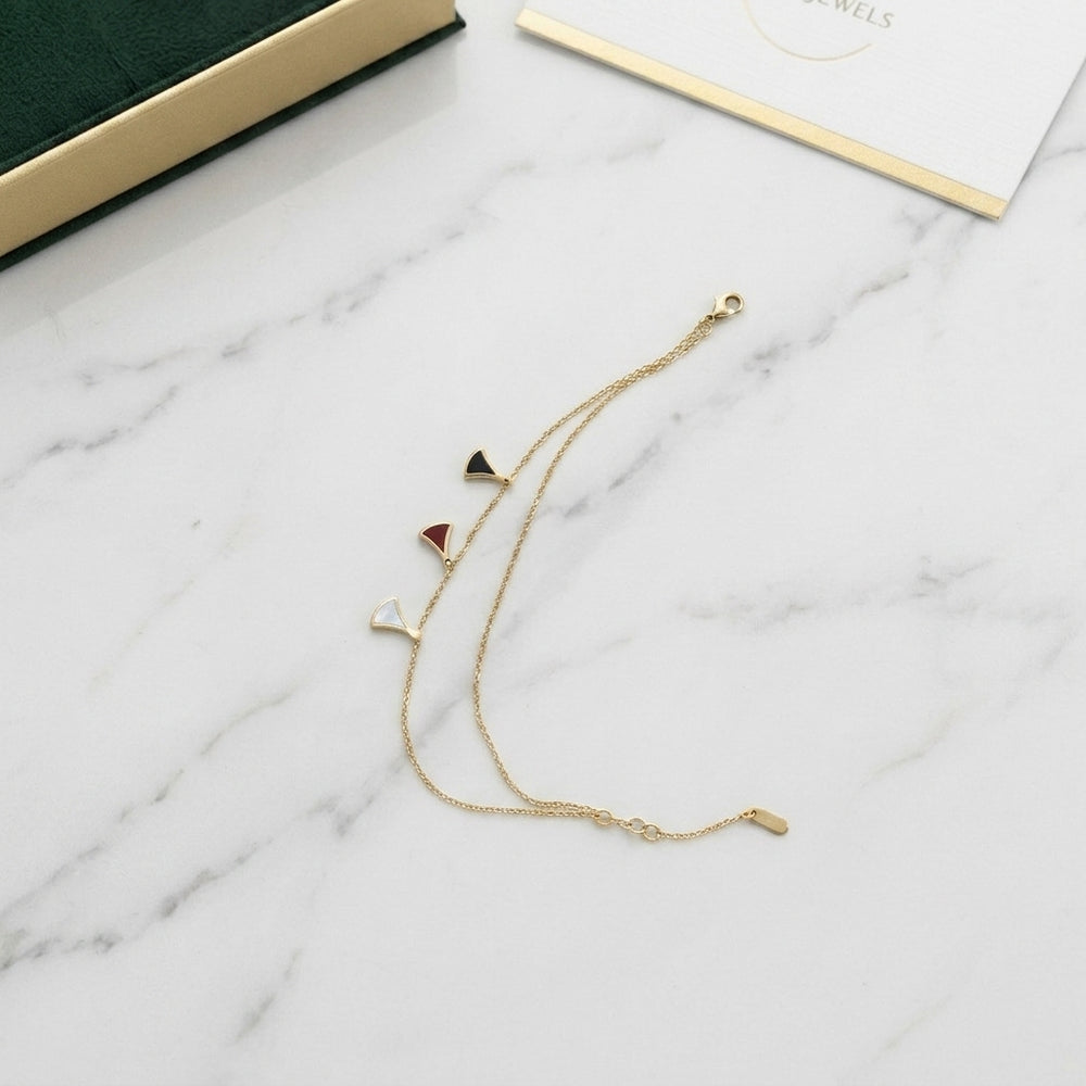 Trio Charm Anklet