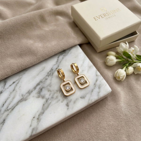 Lumi Square earrings