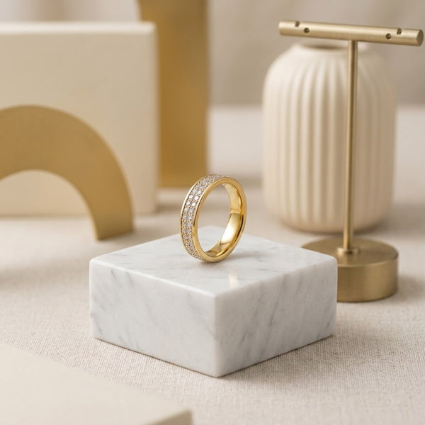 Pave Band Ring