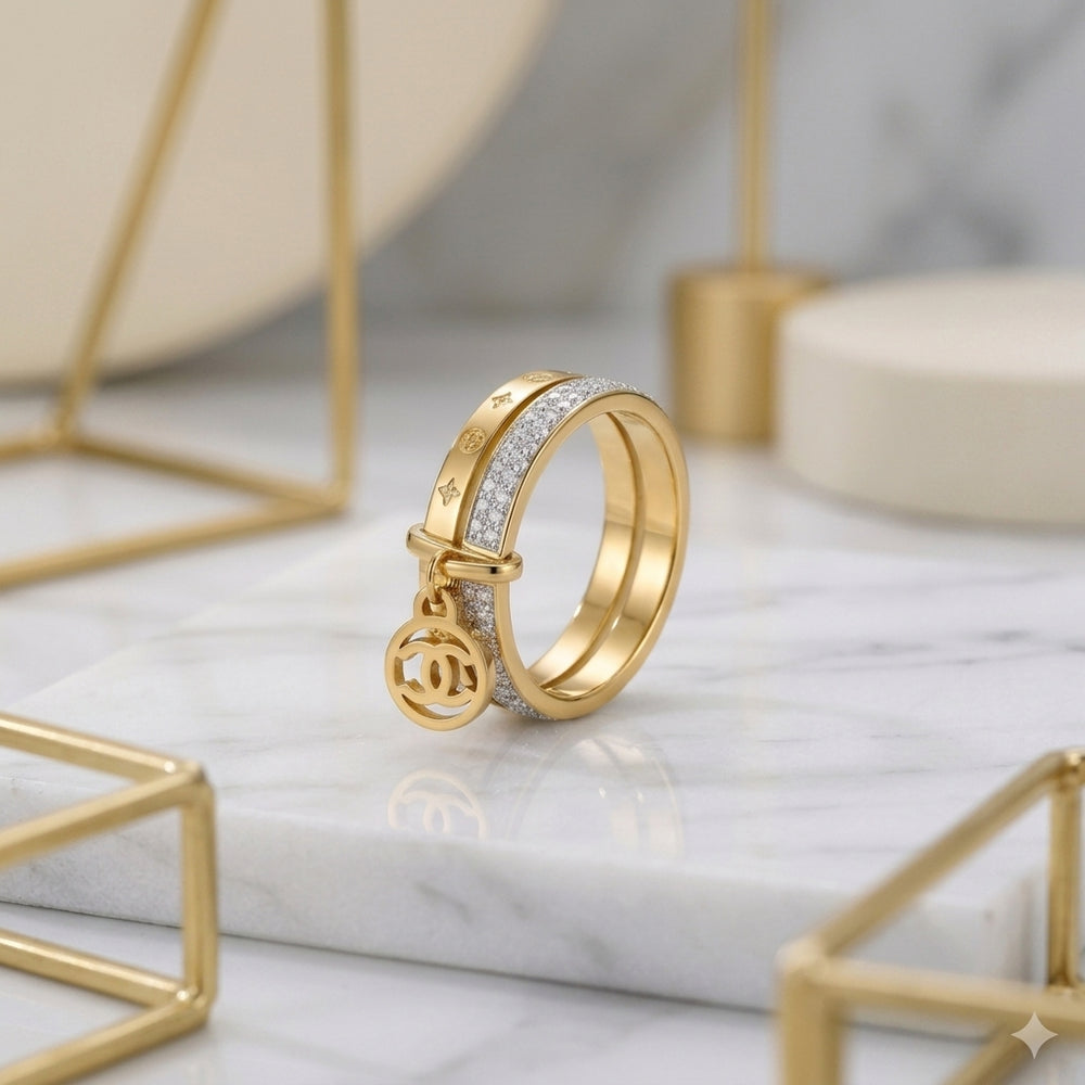Crystal Band Ring
