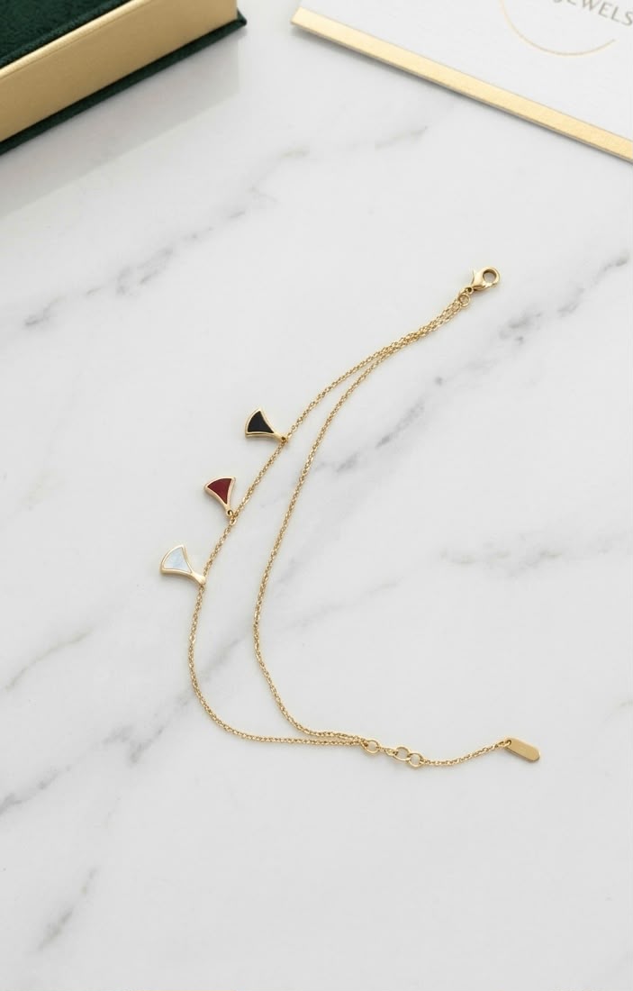 Trio Charm Anklet