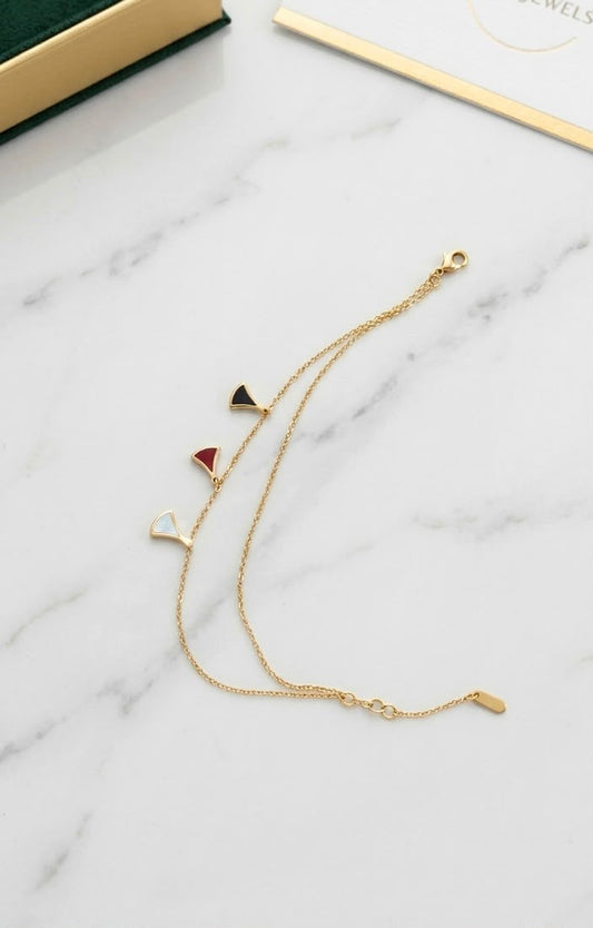 Trio Charm Anklet
