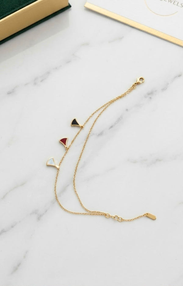 Trio Charm Anklet