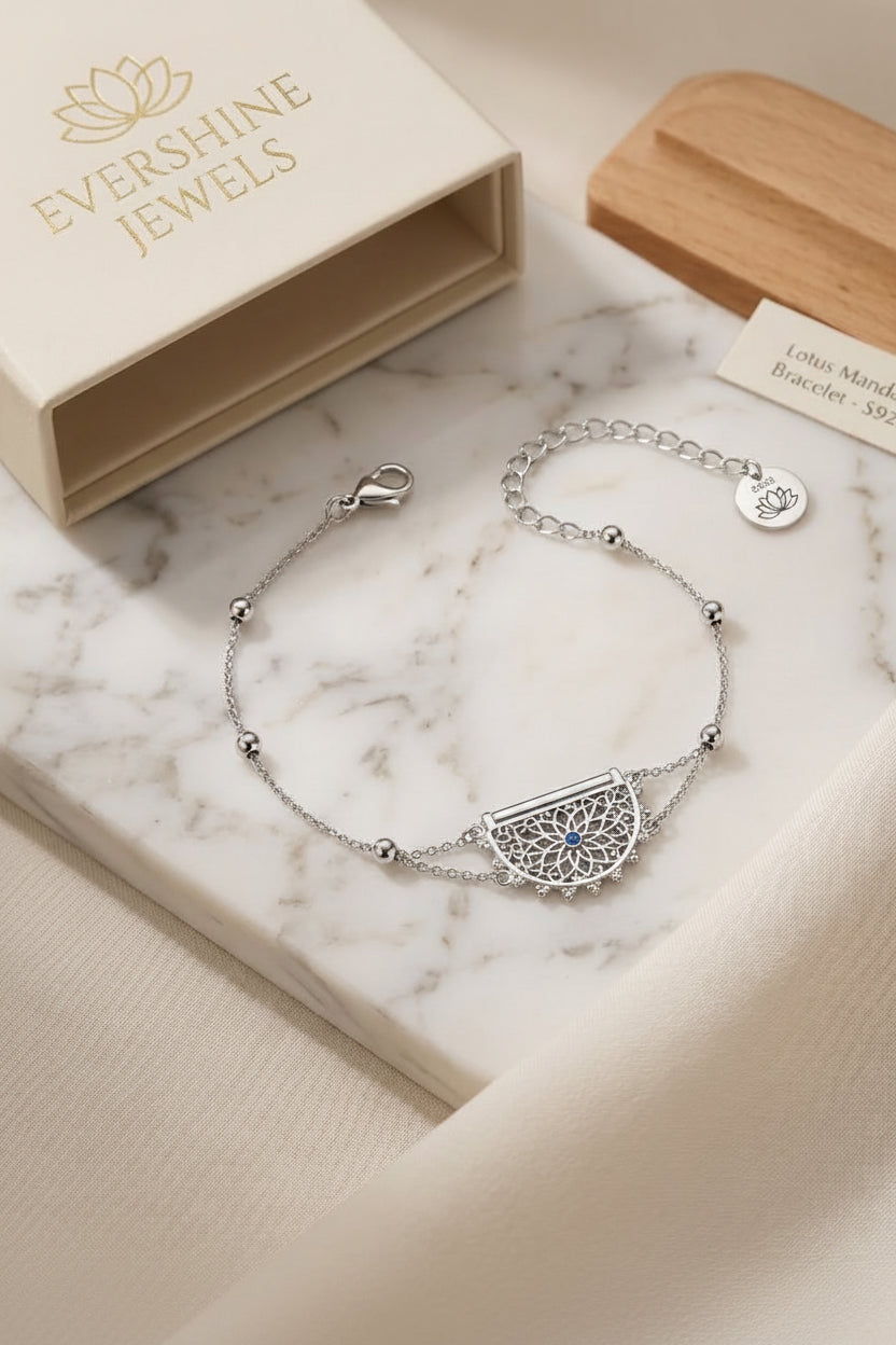 Lotus Mandala Bracelet