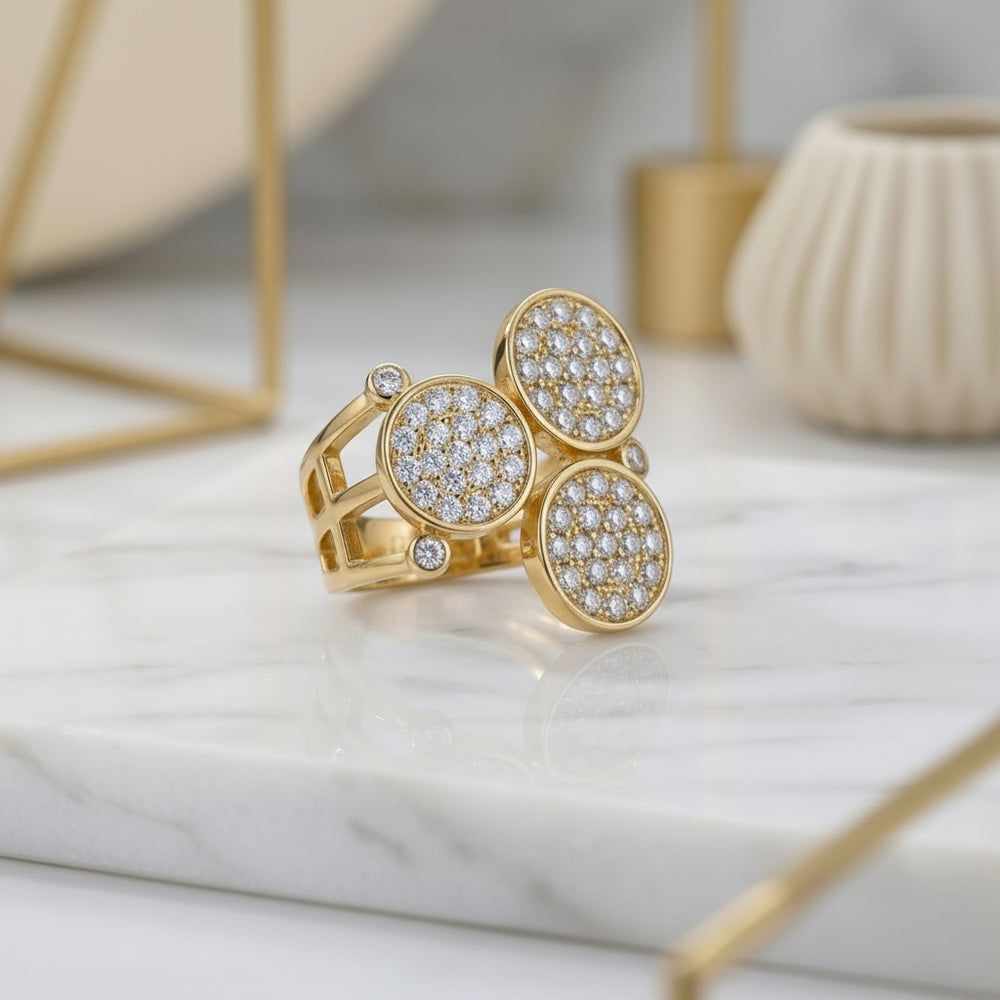 Triple Circle Ring