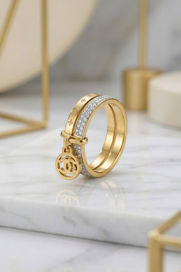 Crystal Band Ring